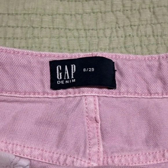 NWT GAP Light Pink Button-Front Pencil Skirt - Picture 5 of 6